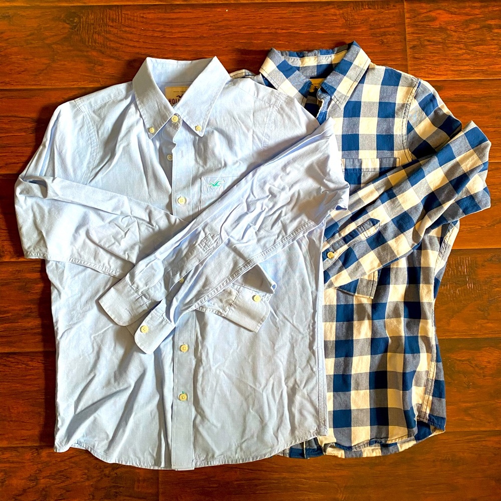 Bundle of 2! Hollister Button Down Shirts.